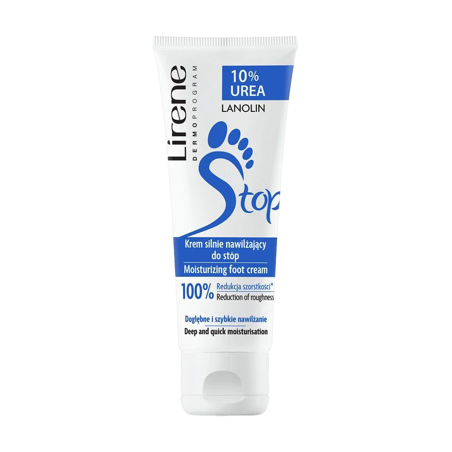 Крем для ніг Lirene Dermo Program 10% Urea Moisturizing Foot Cream із 10% сечовини, 75 мл