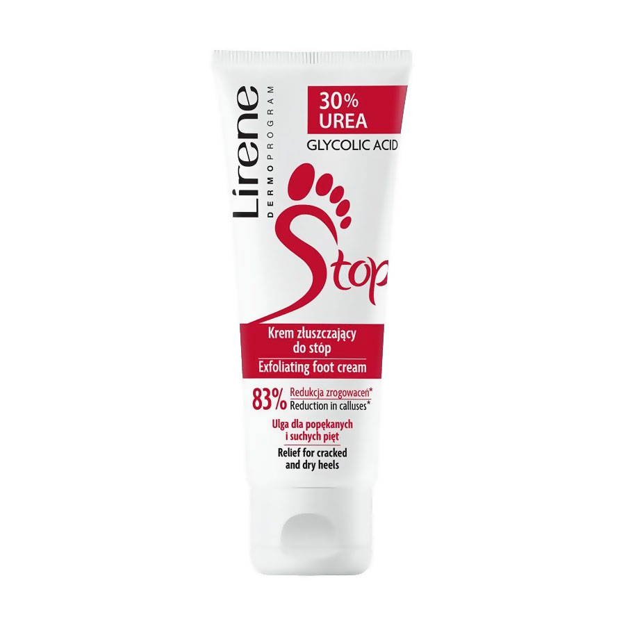 Крем для ніг Lirene Dermo Program 30% Urea Exfoliating Foot Cream із 30% сечовини, 75 мл
